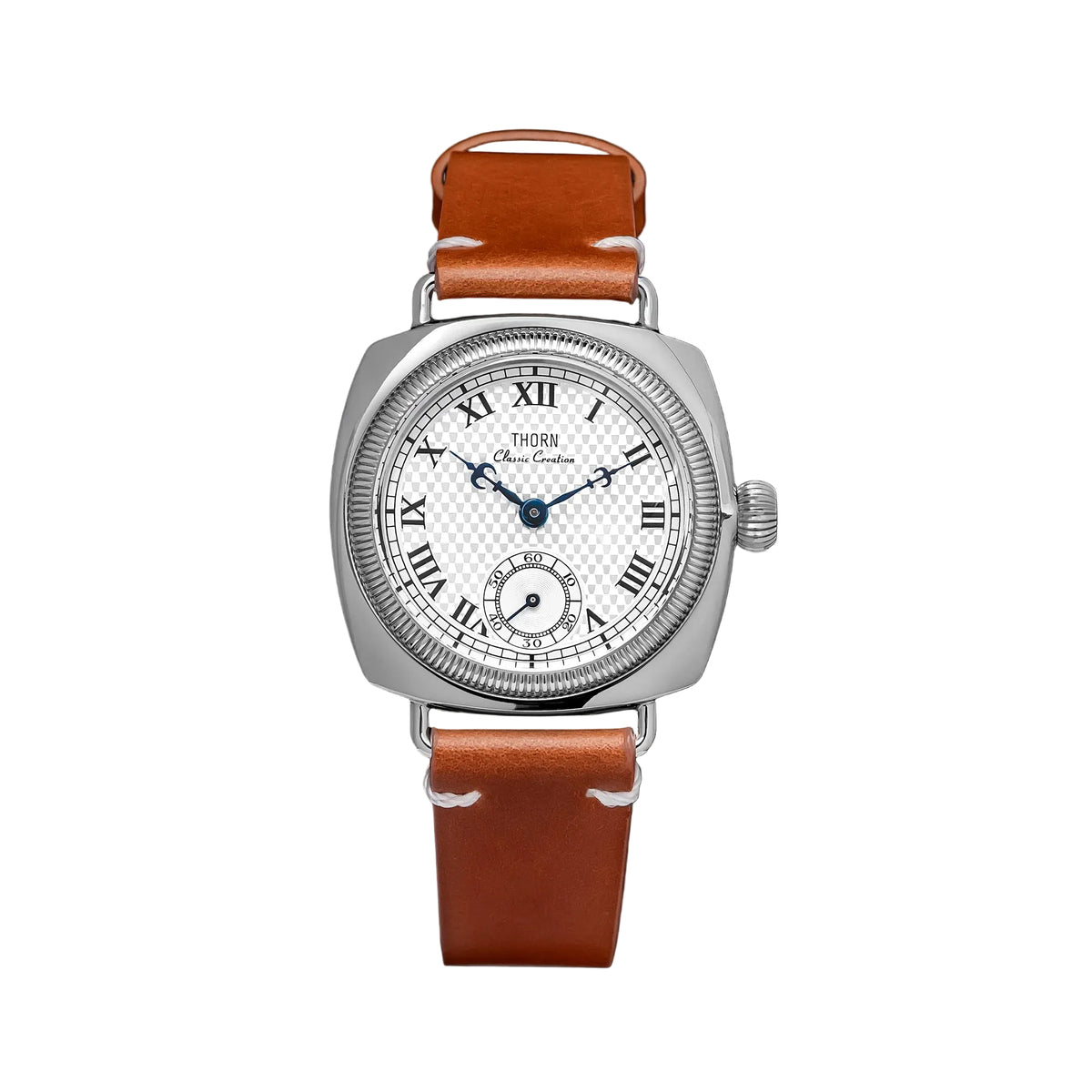 THORN T002 Vintage Pillow Watch — Oyster Tribute, Sapphire Crystal, Quartz