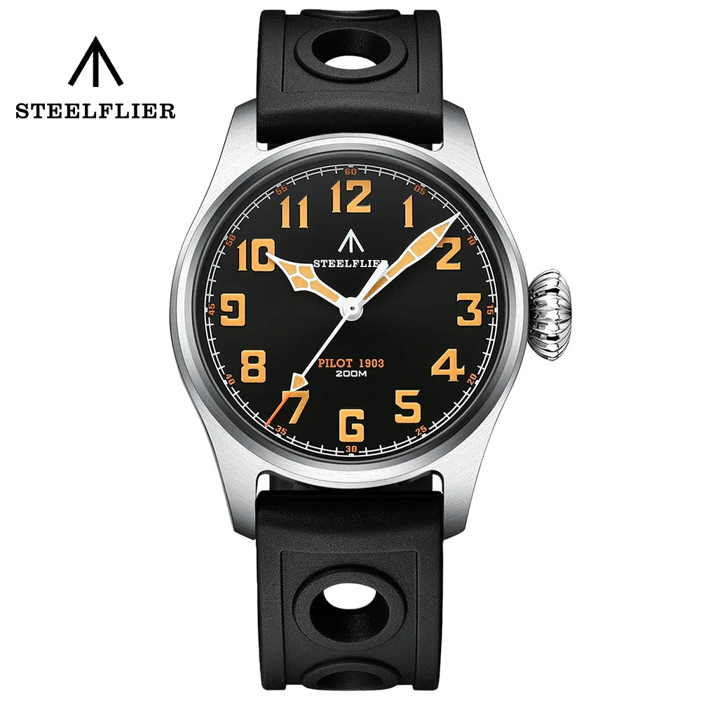 STEELFLIER SF740V Quartz Watch — VH31 Silent Sweep, C3 Super Luminous, 200m