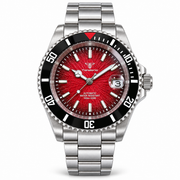 Tandorio 40mm Automatic Watch — Sapphire Crystal, Textured Dial, Date, Glide Clasp
