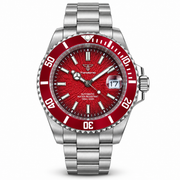 Tandorio 40mm Automatic Watch — Sapphire Crystal, Textured Dial, Date, Glide Clasp