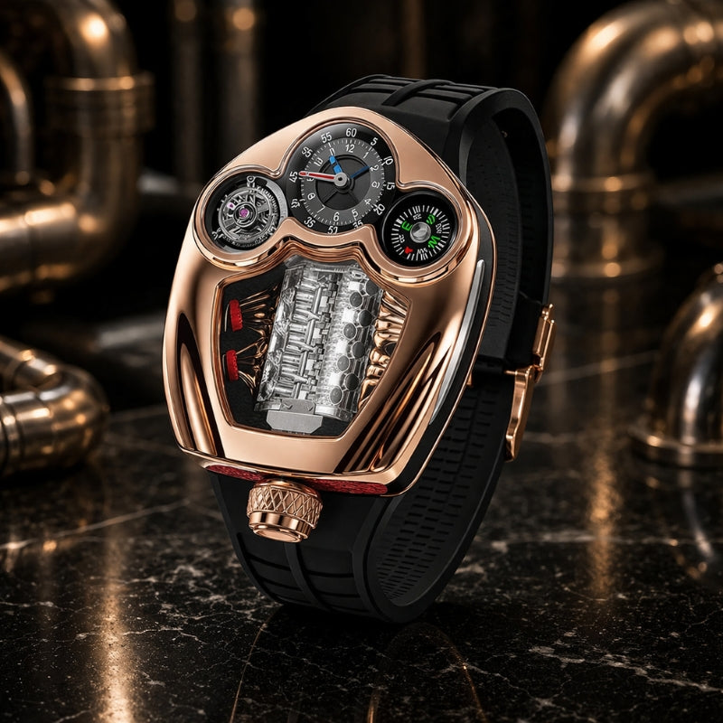 Unique V8 Engine Legacy Series | Unic Watches