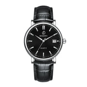 BODERRY Classic Dress Watch — Swiss Quartz, Sapphire Crystal, 40mm