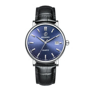BODERRY Classic Dress Watch — Swiss Quartz, Sapphire Crystal, 40mm