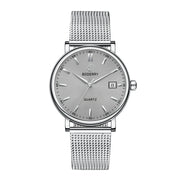 BODERRY Classic Dress Watch — Swiss Quartz, Sapphire Crystal, 40mm