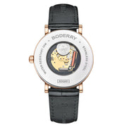 BODERRY Classic Dress Watch — Swiss Quartz, Sapphire Crystal, 40mm