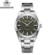 ADDIESDIVE 36mm Quartz Watch — AR-Coated Dome Glass, Luminous, 100m (AD2066)
