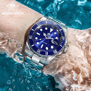 ADDIESDIVE Quartz Business Watch — Stainless Steel, Waterproof, Sporty