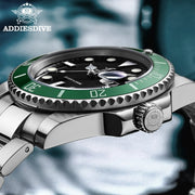 ADDIESDIVE Quartz Business Watch — Stainless Steel, Waterproof, Sporty