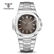 Tandorio 40mm Square Automatic Watch — Sapphire Crystal, Auto Date, NH35 or Miyota 8215