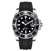 Corgeut 40mm Rose Gold Automatic Watch — 100m Waterproof, Sapphire Crystal