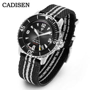 CADISEN Deep Explorer C8239 — Automatic Watch, Canvas Strap