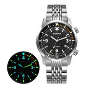 BERNY Automatic Watch — ST1612 Movement, Sapphire Crystal, AR Coating, 20 ATM