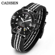 CADISEN Deep Explorer C8239 — Automatic Watch, Canvas Strap