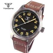 Tandorio 39mm Pilot Automatic Dive Watch — Miyota 8215, AR Sapphire, 20 BAR