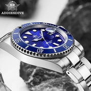 ADDIESDIVE Automatic Diver Watch — Miyota 8215, Sapphire Crystal, BGW9 Luminous (AD2503)