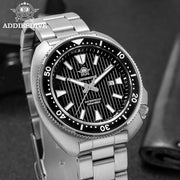 ADDIESDIVE Quartz Watch — Sapphire Crystal, Luminous, 200m, Stainless Steel