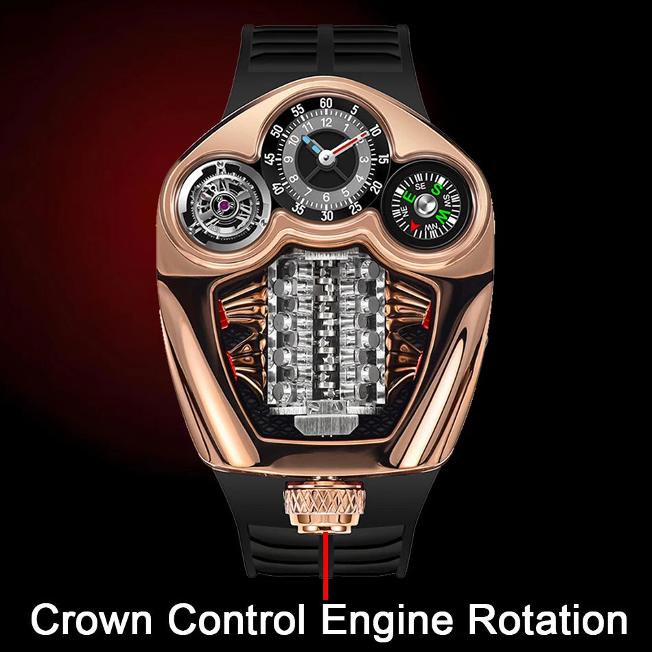 Unique V8 Engine Legacy Series | Unic Watches