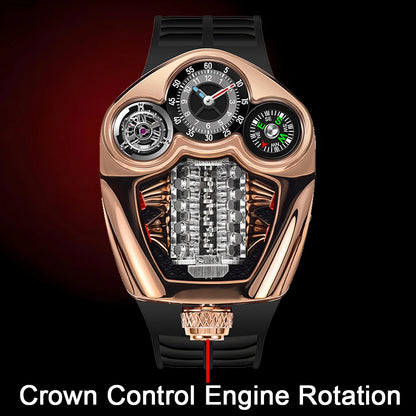 Unique V8 Engine Legacy Series | Unic Watches