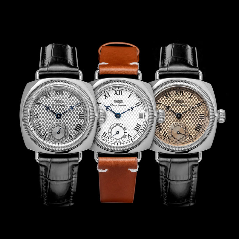 【T002】THORN watches pay tribute to classic Oyster antique pillow watch Vintage watch men and women quartz movement