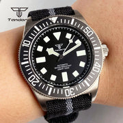 Tandorio 42mm Titanium Automatic Dive Watch — NH35 or PT5000, Sapphire, 20 BAR