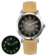 BERNY Frosted Dial Automatic Watch — ST2130 Movement, Sapphire Crystal, 10 ATM