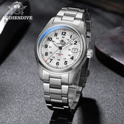 ADDIESDIVE 39mm Automatic Diver Watch — Sapphire Crystal, 200m, Miyota 8215