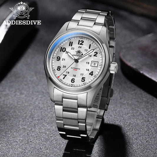 ADDIESDIVE 39mm Automatic Diver Watch — Sapphire Crystal, 200m, Miyota 8215
