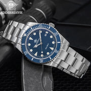 ADDIESDIVE Quartz Diver Watch — Ceramic Bezel, Bubble Glass, 200m (AD2068)