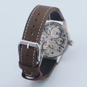 Corgeut 42mm Hand-Wound Watch — Sapphire Crystal, 316L Steel Case