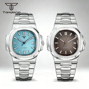 Tandorio 40mm Square Automatic Watch — Sapphire Crystal, Auto Date, NH35 or Miyota 8215