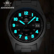 ADDIESDIVE 39mm Automatic Diver Watch — Sapphire Crystal, 200m, Miyota 8215