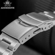 ADDIESDIVE 41mm Quartz Diver Watch — Desert Textured Dial, Date, 20 BAR (AD2537)