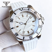 Tandorio 40mm Automatic Watch — Sand Dune Dial, Sapphire Crystal, NH35 or Miyota 8215