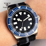 Tandorio 42mm Titanium Automatic Dive Watch — NH35 or PT5000, Sapphire, 20 BAR