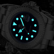 ADDIESDIVE Quartz Diver Watch — Stainless Steel, BGW9 Super Luminous, 200m