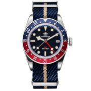 ADDIESDIVE Quartz GMT Diver Watch — Swiss Ronda 515 24-Hour, 20 BAR (AD2044)