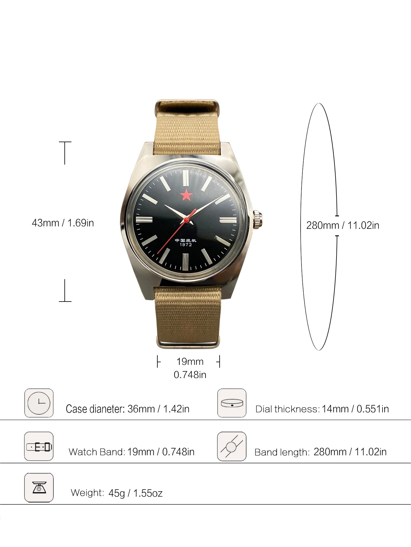Heritage 7120 Mechanical Watch | Unic Watches