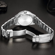CADISEN Arctic Pearl New 38mm Diver Mens Watch Japan 8215 Automatic Mechanical Sapphire Glass Date Luminous 100M Waterproof Wrist Watch Men