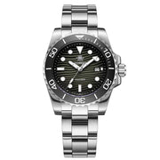 ADDIESDIVE 41mm Quartz Diver Watch — Desert Textured Dial, Date, 20 BAR (AD2537)