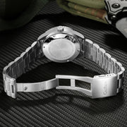 CADISEN Automatic Watch — Miyota 8215, Sapphire Crystal, Ceramic Bezel Ring