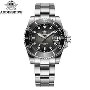 ADDIESDIVE Automatic Diver Watch — Blue Luminous, 200m, Gift Box (AD2536)