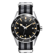 41MM  CORGEUT Sapphire Glass 100m Waterproof Japan  Automatic Luminous Mens Watch Nylon Strap