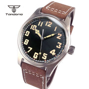 Tandorio 39mm Pilot Automatic Dive Watch — Miyota 8215, AR Sapphire, 20 BAR