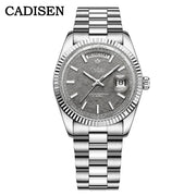 CADISEN Day Date Men Watches Luxury Automatic Watch Men AR Sapphire Glass Mechanical Wristwatch Men 10Bar MIYOTA 8285 Movt 2023 New