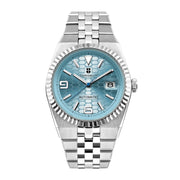 Corgeut Land-Dweller Honeycomb 40mm Luxury NH35 Sport Watch — Ice Blue, Sapphire Crystal