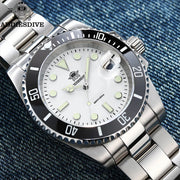 ADDIESDIVE Quartz Watch — 316L Steel, Blue Luminous, 20 BAR