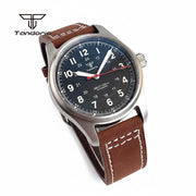 Tandorio 39mm Pilot Dive Watch — AR Sapphire, 20 BAR, Automatic, Luminous