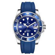 Corgeut 40mm Rose Gold Automatic Watch — 100m Waterproof, Sapphire Crystal