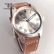 Tandorio 39mm Pilot Automatic Dive Watch — Miyota 8215, AR Sapphire, 20 BAR