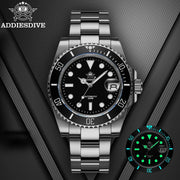 ADDIESDIVE Automatic Diver Watch — Miyota 8215, Sapphire Crystal, BGW9 Luminous (AD2503)